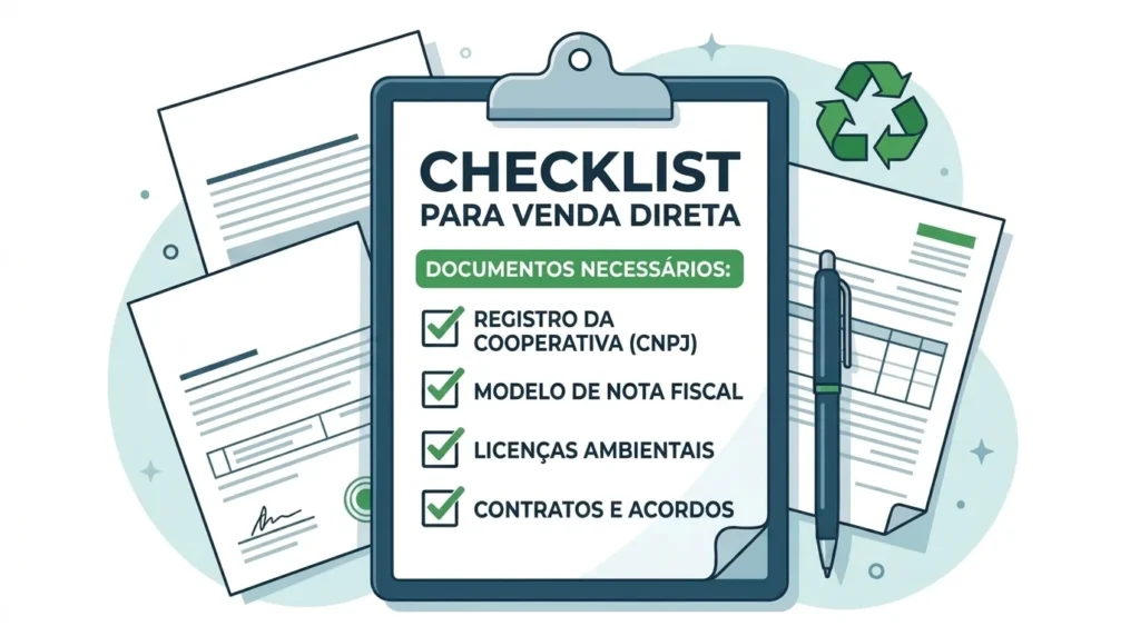 Documentos que a cooperativa precisa para vender direto